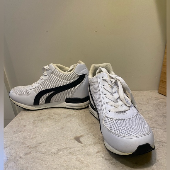 Aonegold platform wedge sneakers - Picture 2 of 4